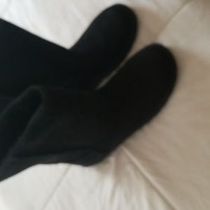 Black Fur Lined Arizona Boots